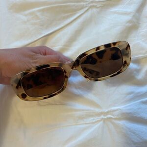 Urban Outfitters Rectangular Tortoise Sunglasses